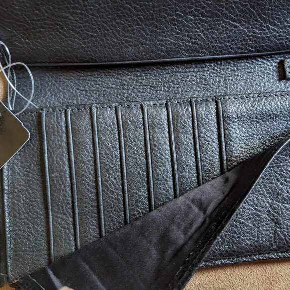 DANIER BLACK LEATHER WALLET - Picture 4 of 6